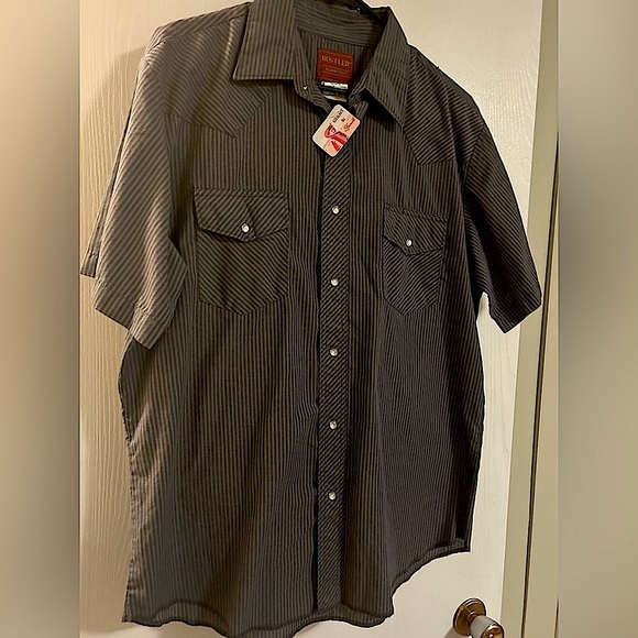 Vintage Rustler short sleeve pearl snap - Picture 5 of 9